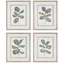 2_Uttermost Fiddle Head Leaf 34" High 4-Piece Framed Prints