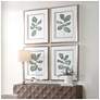 3_Uttermost Fiddle Head Leaf 34" High 4-Piece Framed Prints more views