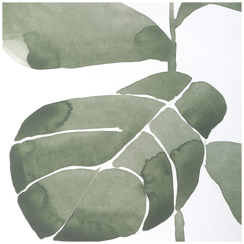 Image 5 Uttermost Fiddle Head Leaf 34" High 4-Piece Framed Prints more views
