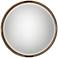 Uttermost Finnick Antiqued Gold 35 3/4" Round Wall Mirror