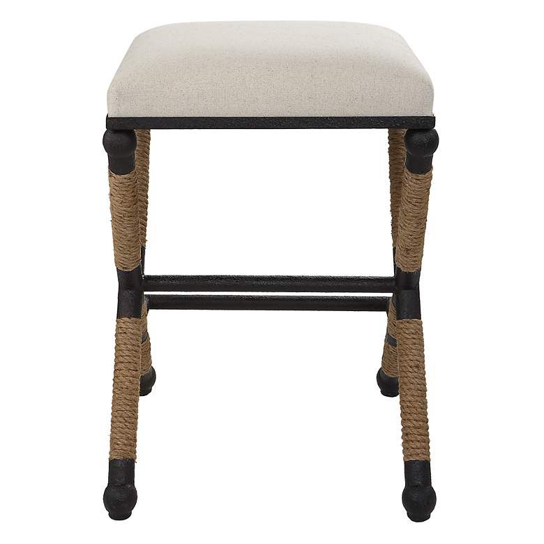 Image 5 Uttermost Firth 27 3/4" Rustic Iron Counter Stool more views