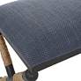 7_Uttermost Firth 47 1/2" Wide Rustic Iron Navy Blue Bench more views