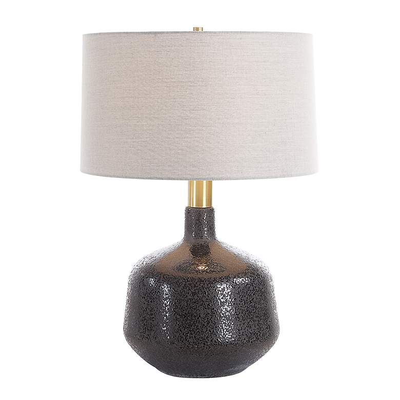 Image 2 Uttermost Flanagan 25 3/4" High Black Ceramic Table Lamp