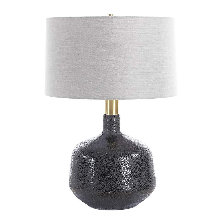 Image 4 Uttermost Flanagan 25 3/4" High Black Ceramic Table Lamp more views