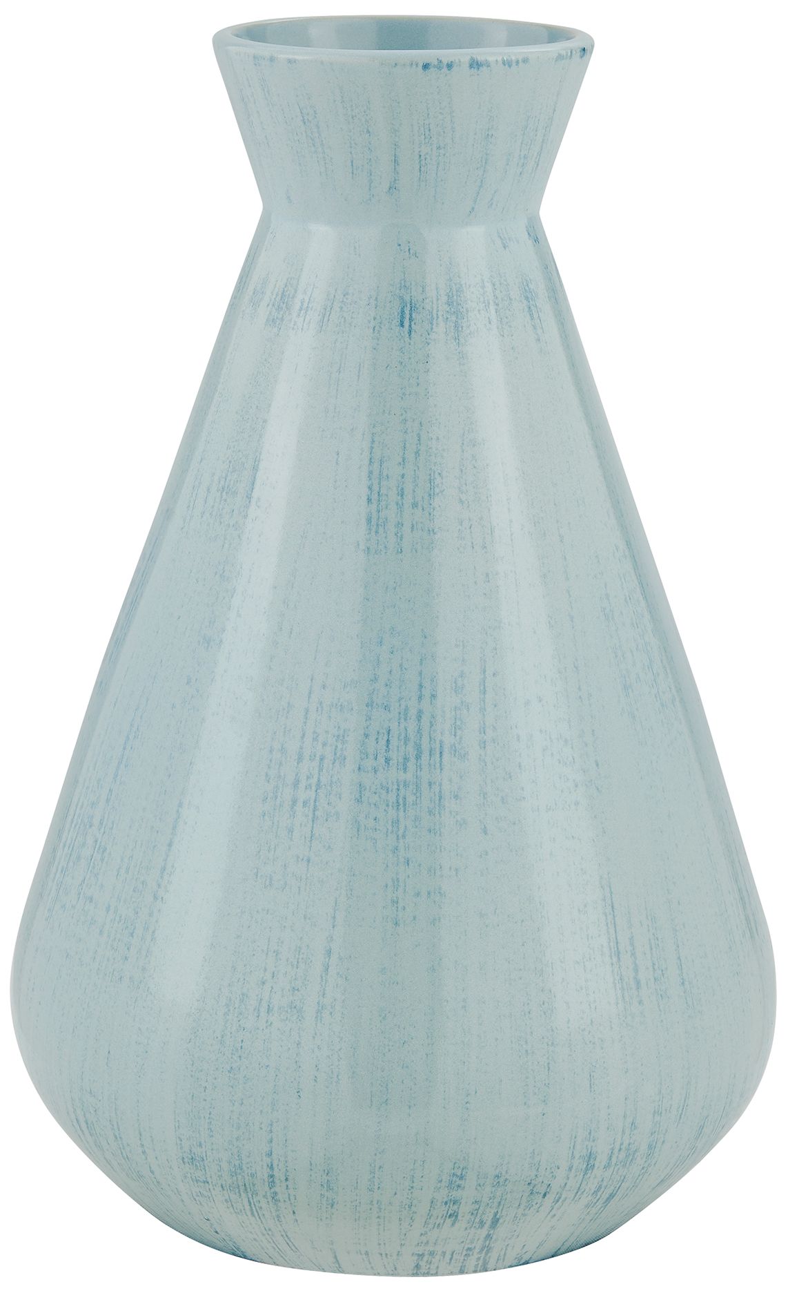 Image 2 Uttermost Flare Spire 18" High Powder Blue Ceramic Outdoor Vase