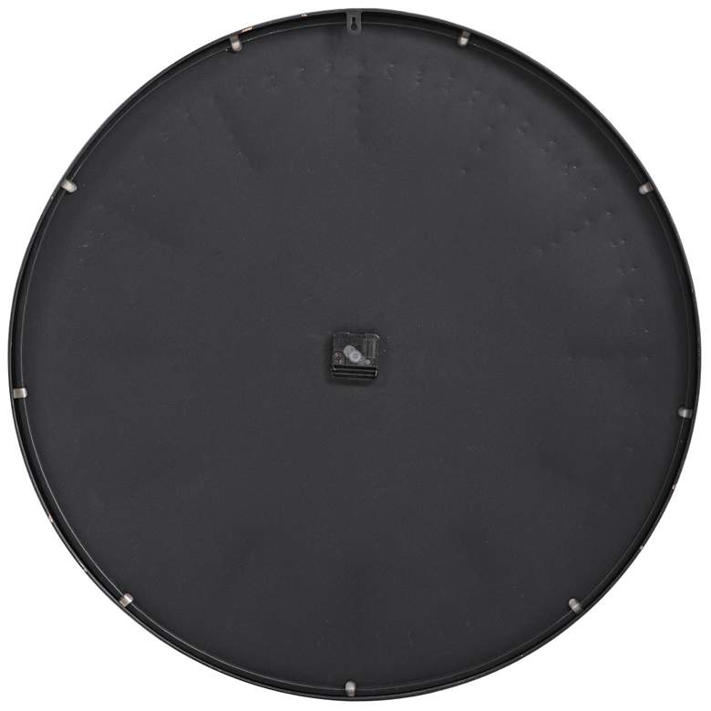 Image 5 Uttermost Fleming 31 3/4" Black and White Modern Wall Clock more views