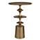 Uttermost Flight 16" Wide Antique Brass Metal Accent Table