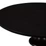 4_Uttermost Flight 23 1/2" High Satin Black Aluminum Modern Accent Table more views
