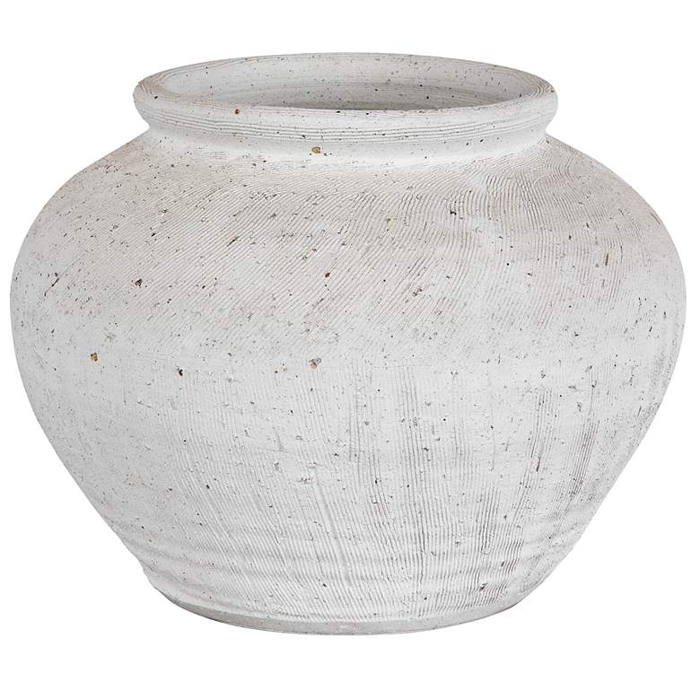 Image 2 Uttermost Floreana 12" Round Ceramic Vase