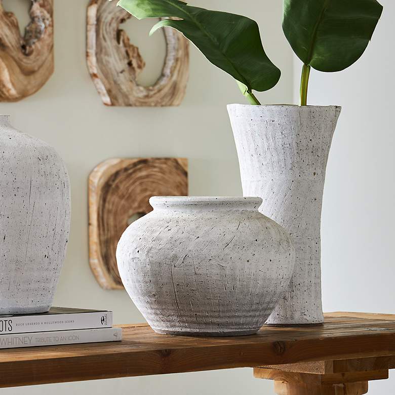 Image 3 Uttermost Floreana 15" Ceramic Vase more views