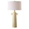 Uttermost Florero 32" Modern Pale Yellow Ceramic Table Lamp