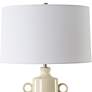 5_Uttermost Florero 32" Modern Pale Yellow Ceramic Table Lamp more views