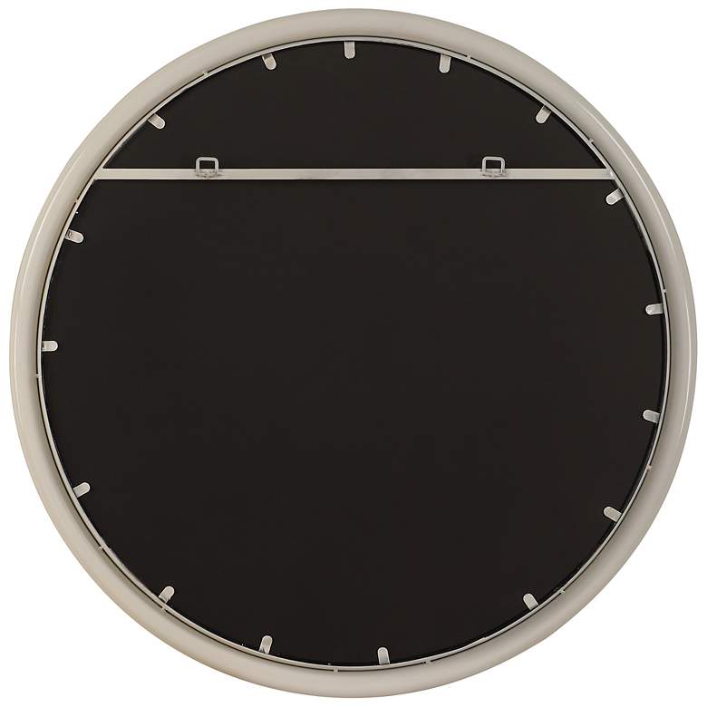 Image 6 Uttermost Florian White 38 1/2" Round Wall Mirror more views