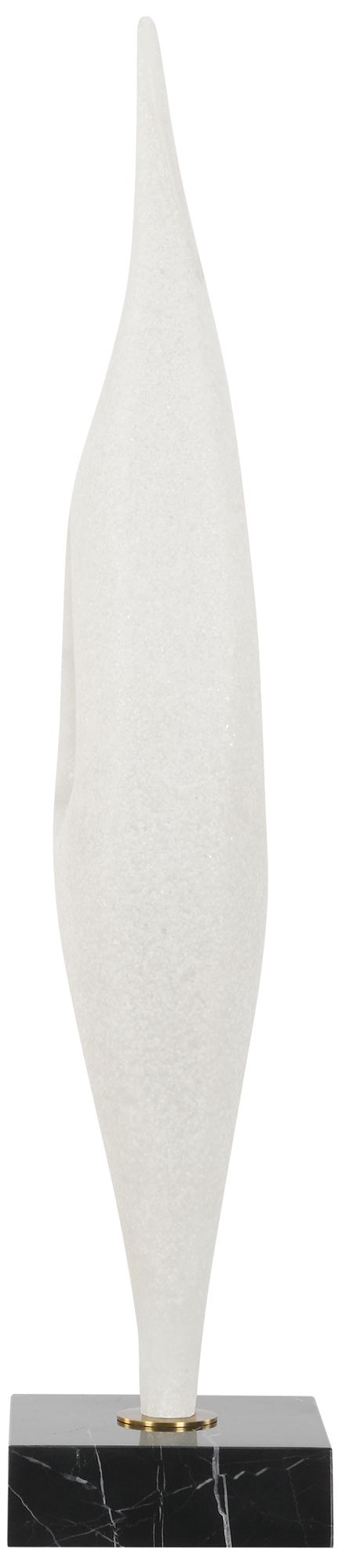 Image 4 Uttermost Fluid Drop 24 1/4" High White and Black Sculpture more views