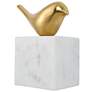 4_Uttermost Flying Solo 7" High Gold Bird Wall Decor more views