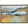 Uttermost Folded Hills 37 1/2" Wide Framed Canvas Wall Art