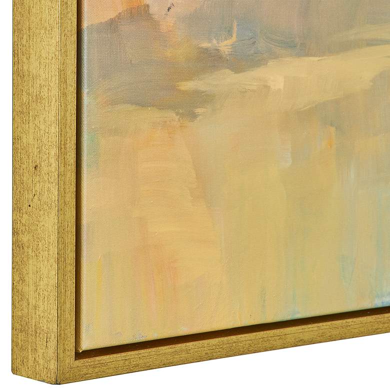 Image 6 Uttermost Folded Hills 37 1/2" Wide Framed Canvas Wall Art more views