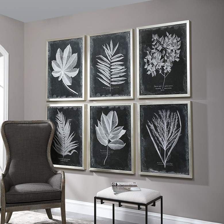 Image 3 Uttermost Foliage 33 3/4" Wide 6-Piece Framed Wall Art Set more views