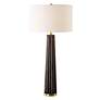 2_Uttermost Forage 31 1/2" Modern Dark Stain Oak Wood Table Lamp