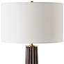 5_Uttermost Forage 31 1/2" Modern Dark Stain Oak Wood Table Lamp more views