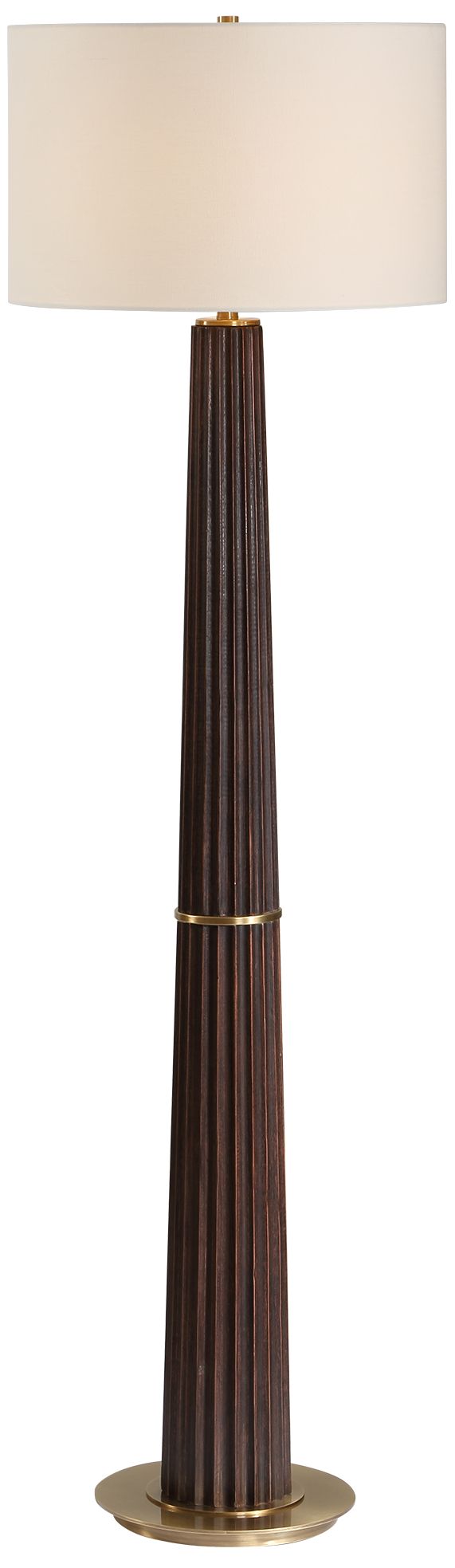 Image 2 Uttermost Forage 62 1/2" High Wood Floor Lamp