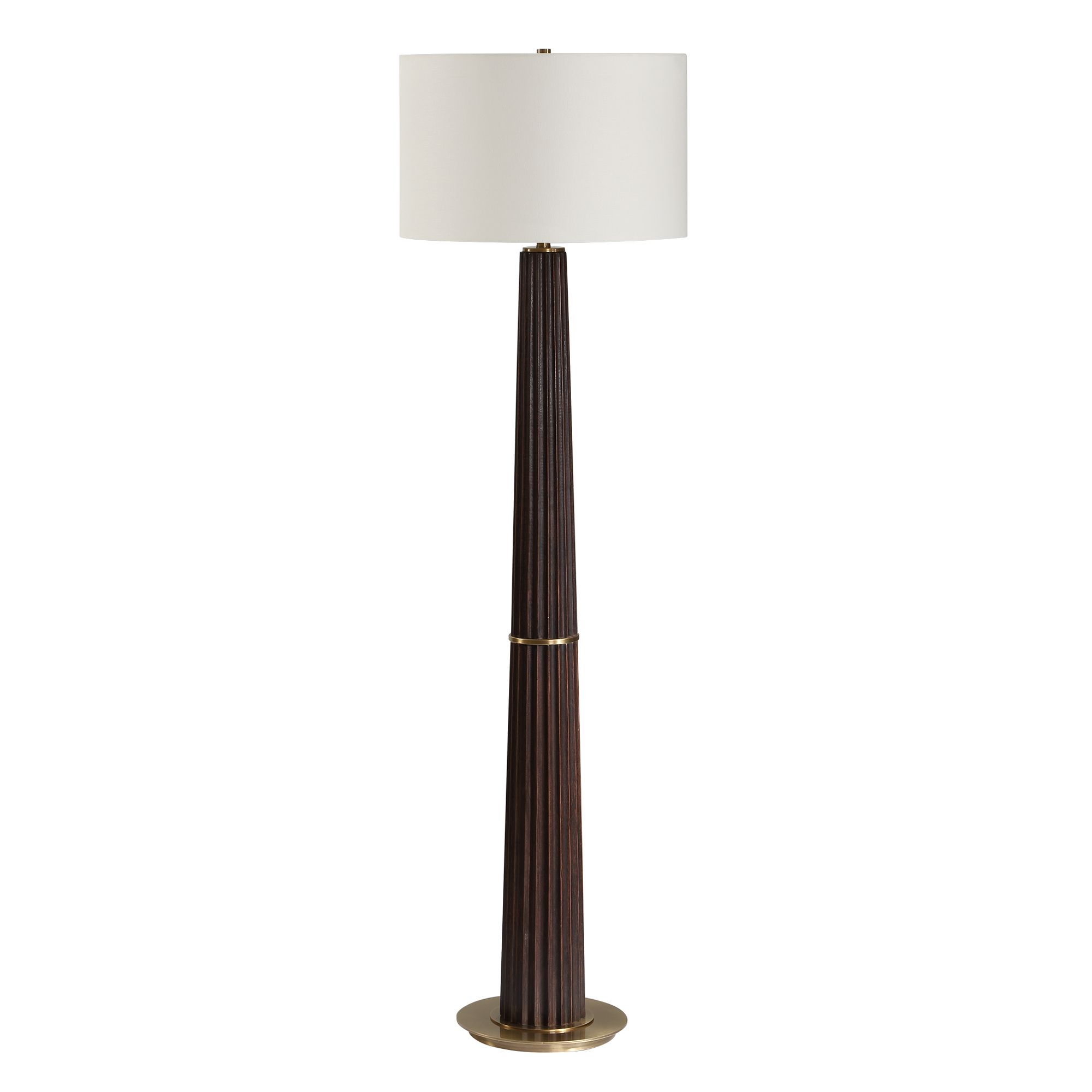 Image 4 Uttermost Forage 62 1/2" High Wood Floor Lamp more views