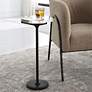 1_Uttermost Forge 24.75" H Clear and Rustic Brown Accent Table