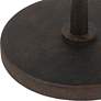 5_Uttermost Forge 24.75" H Clear and Rustic Brown Accent Table more views