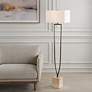 6_Uttermost Fork In The Road 64" Modern Bronze Floor Lamp more views