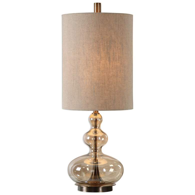 Image 2 Uttermost Formoso 32 3/4" High Apothecary Amber Glass Table Lamp