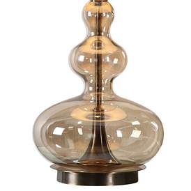 Image4 of Uttermost Formoso 32 3/4" High Apothecary Amber Glass Table Lamp more views