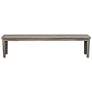 2_Uttermost Forsyth 81" Wide Gray Mahogany Outdoor Bench