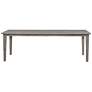 1_Uttermost Forsyth 92" W Gray Mahogany Outdoor Dining Table