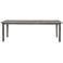 Uttermost Forsyth 92" W Gray Mahogany Outdoor Dining Table