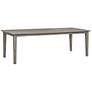5_Uttermost Forsyth 92" W Gray Mahogany Outdoor Dining Table more views