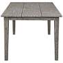 6_Uttermost Forsyth 92" W Gray Mahogany Outdoor Dining Table more views