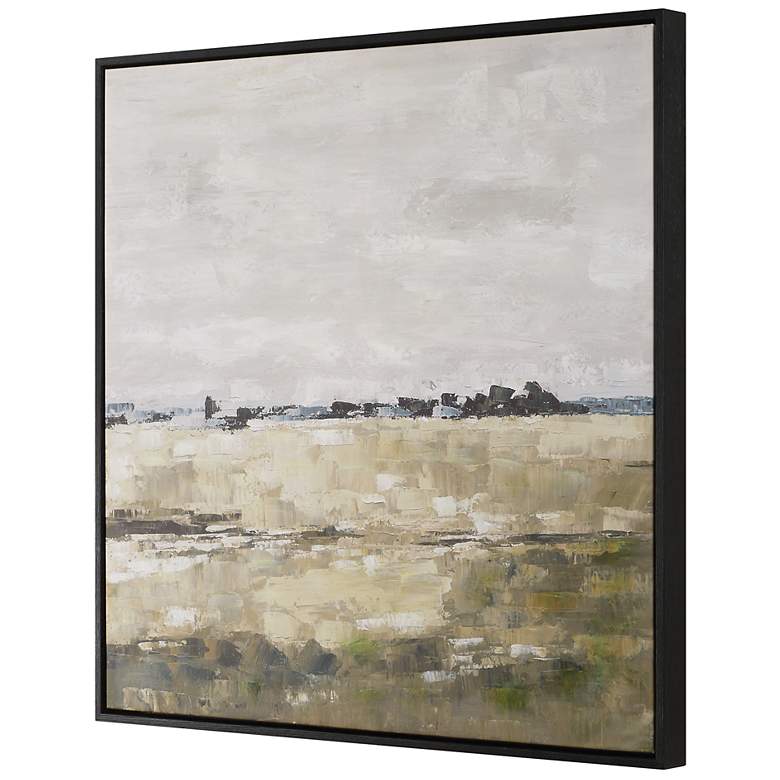 Image 3 Uttermost Fragment 40" Square Hand Painted Framed Canvas Wall Art more views