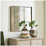 3_Uttermost Fredric 24 1/4" Square Antique Mirror more views