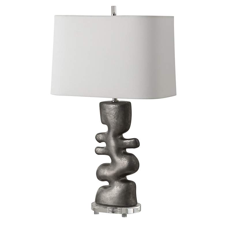 Image 2 Uttermost Free Flowing 28 1/2" Silver Table Lamp