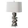2_Uttermost Free Flowing 28 1/2" Silver Table Lamp
