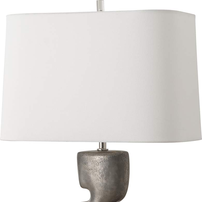 Image 5 Uttermost Free Flowing 28 1/2" Silver Table Lamp more views