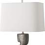 5_Uttermost Free Flowing 28 1/2" Silver Table Lamp more views