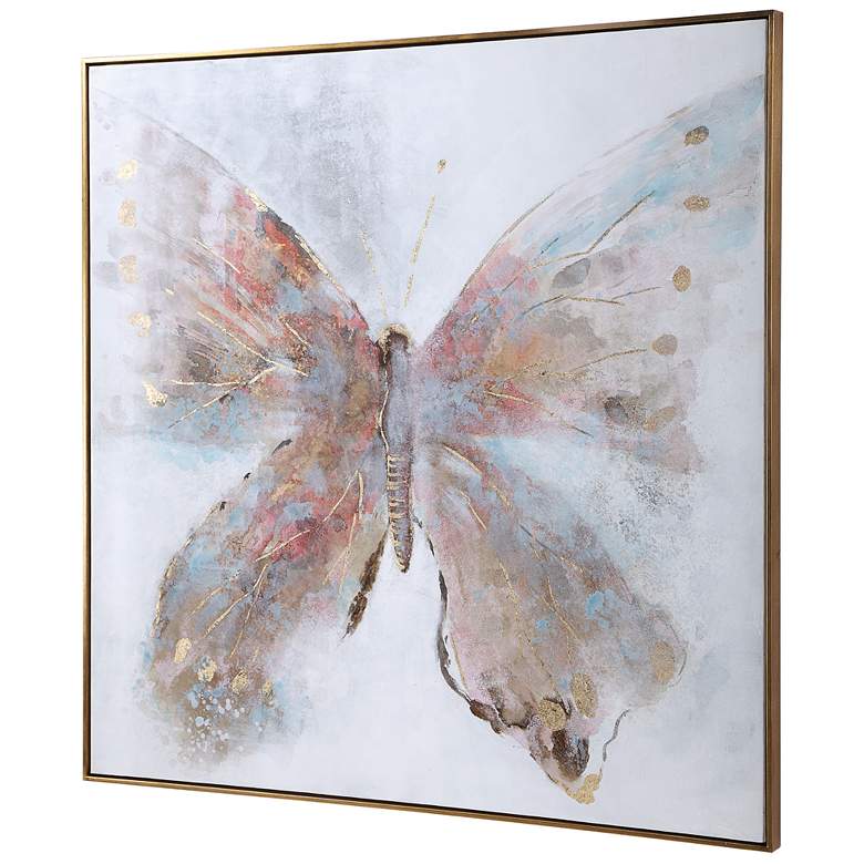 Image 4 Uttermost Free Flying 51 inch Square Framed Canvas Wall Art more views