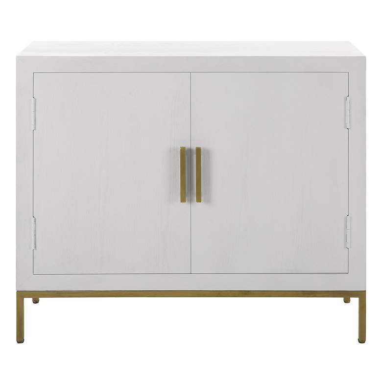 Image 2 Uttermost Front Range White 2 Door Cabinet