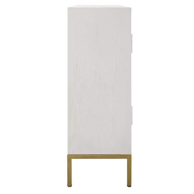 Image 5 Uttermost Front Range White 2 Door Cabinet more views