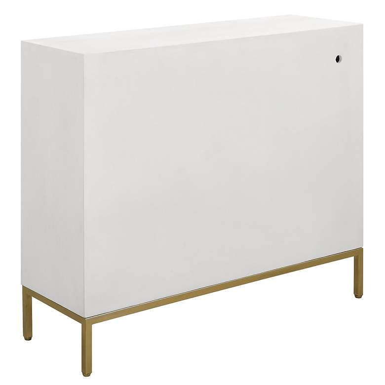 Image 6 Uttermost Front Range White 2 Door Cabinet more views