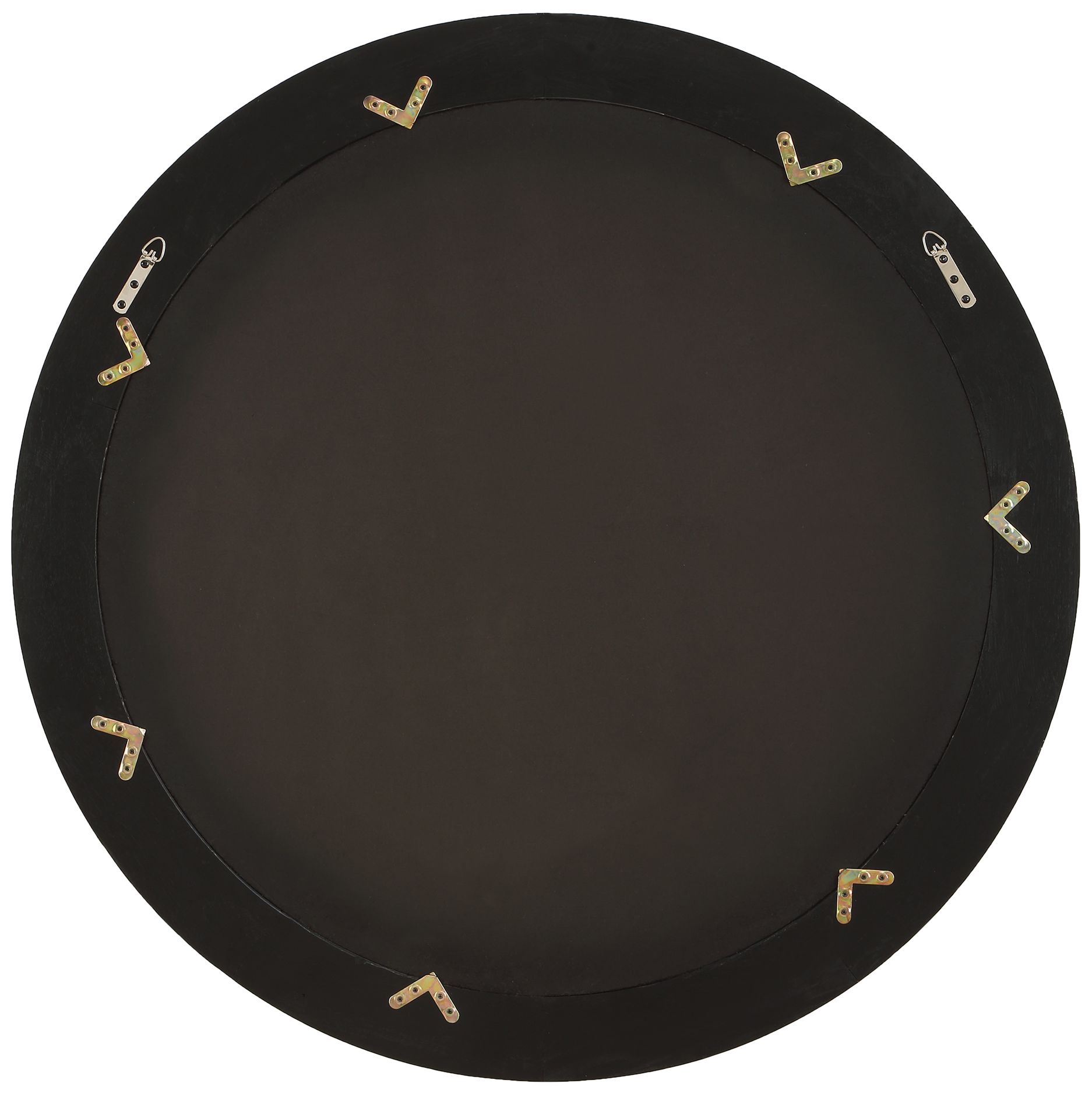 Image 7 Uttermost Frontier 44 1/2" Round Wood Wall Mirror more views