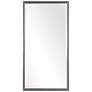 3_Uttermost Gabelle 32" x 62" Textured Silver Wall Mirror