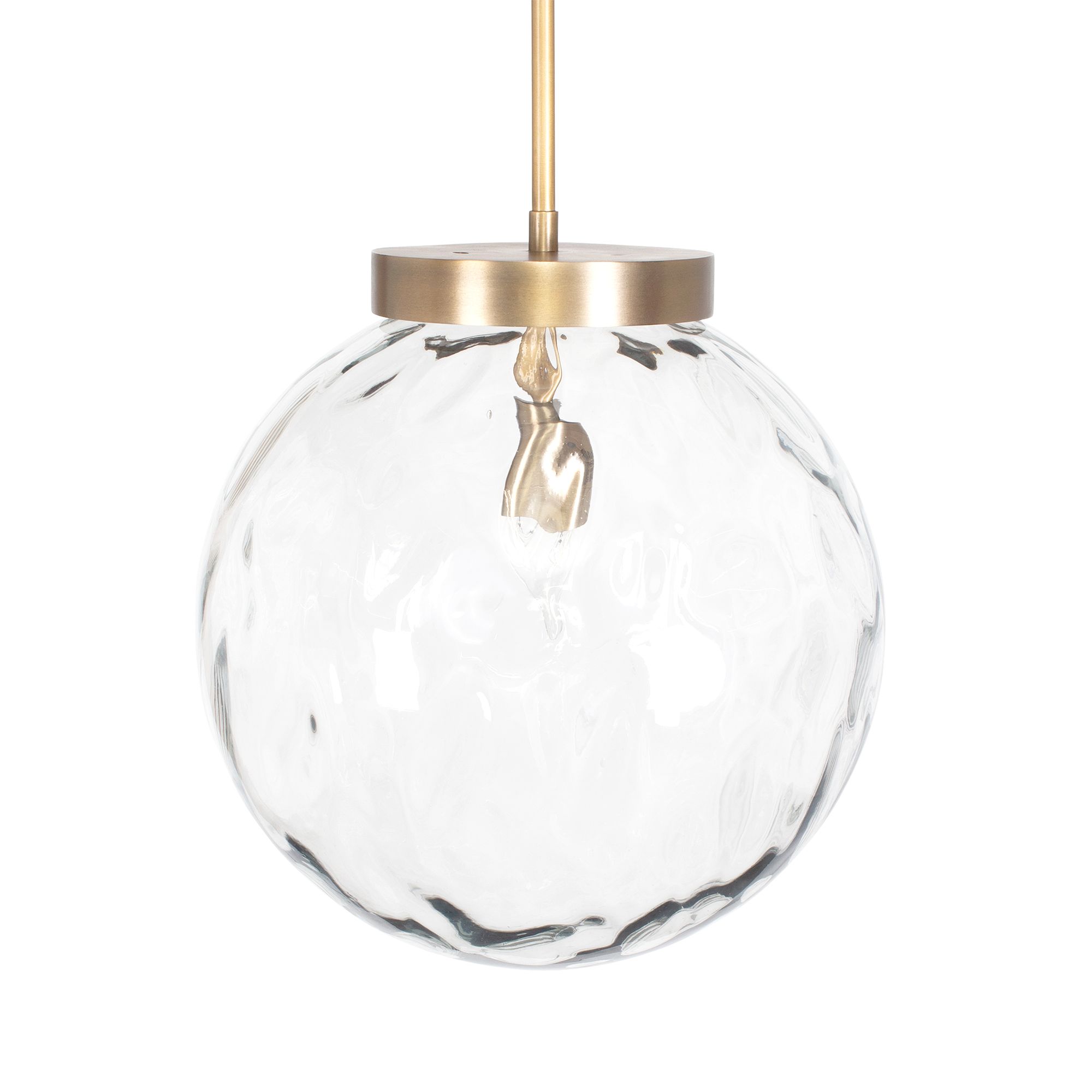Image 3 Uttermost Gaia 14 3/4" Wide 1 Lt Water Glass Pendant more views