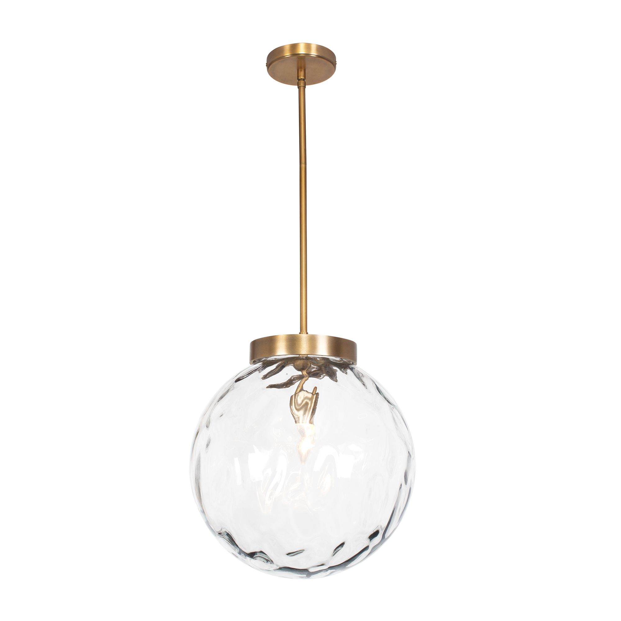 Image 4 Uttermost Gaia 14 3/4" Wide 1 Lt Water Glass Pendant more views